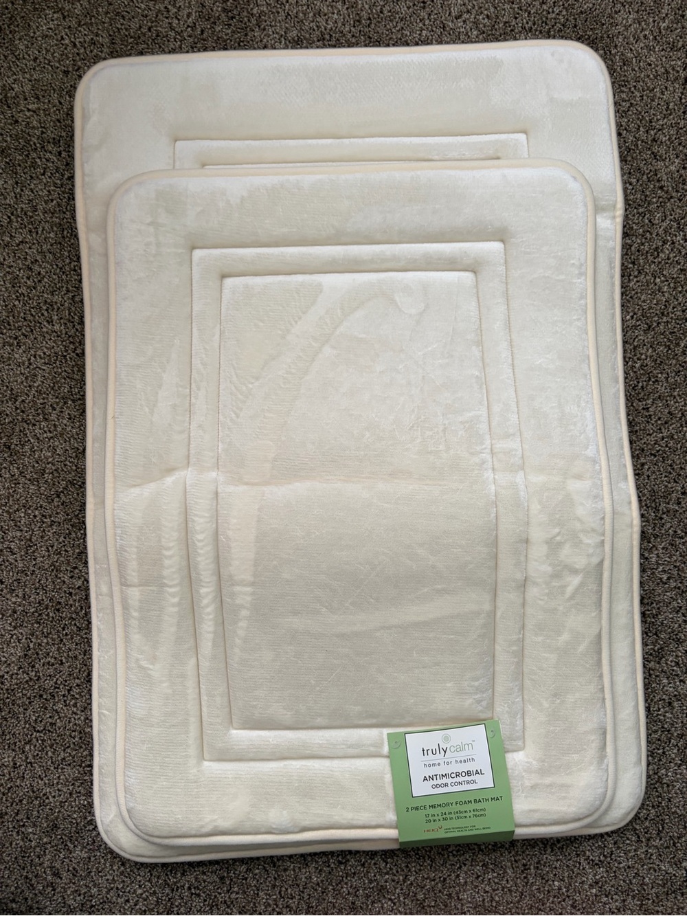 Memory Foam Bath Mat Set
